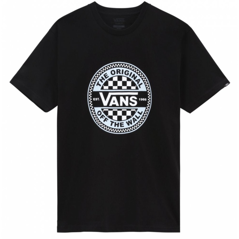 Vans Circle Checker T-Shirt – Black XS