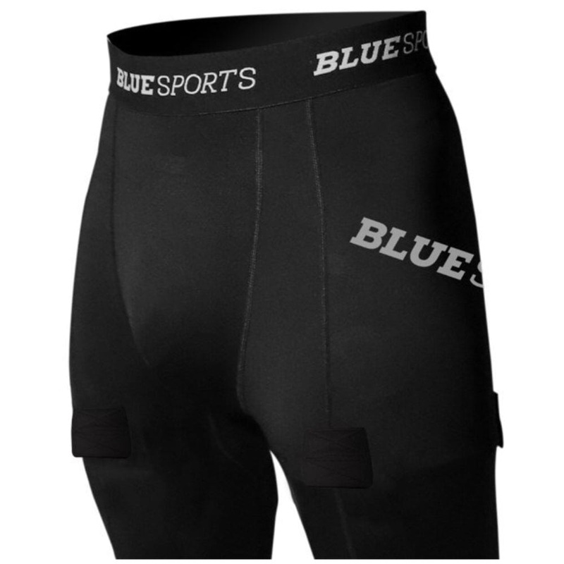Blue Sports Compression Jock Short Senior S