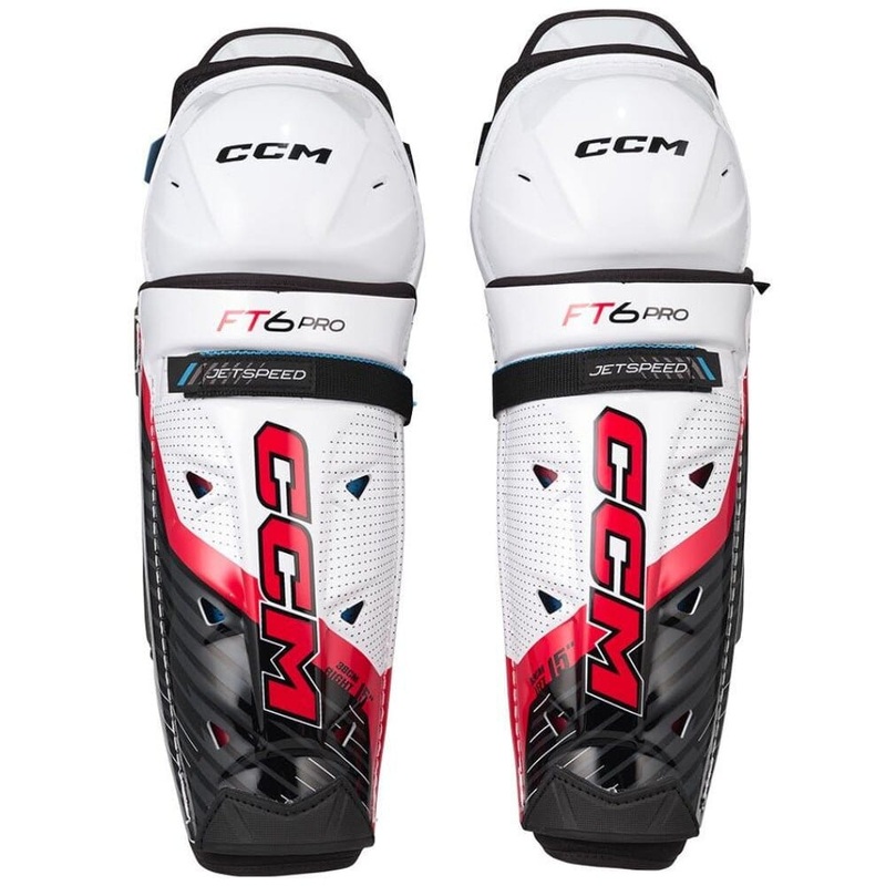 CCM Jetspeed FT6 Pro Shin Guards Junior 12″