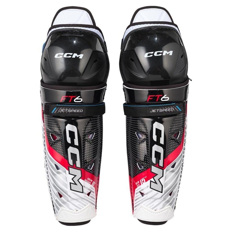 CCM Jetspeed FT6 Shin Guards Junior 11″