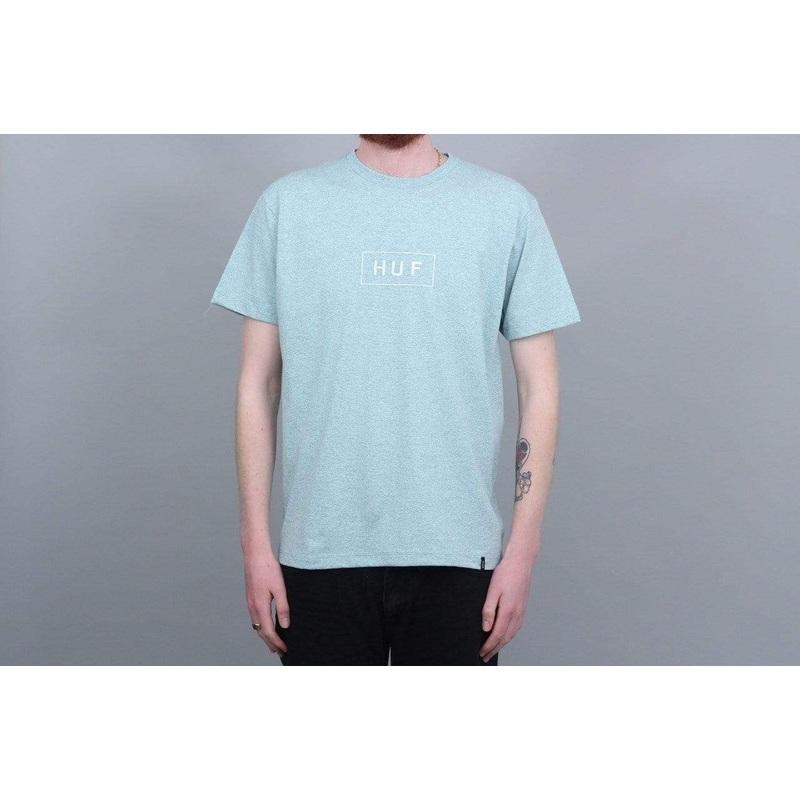 HUF Bar Logo EMB T-Shirt Light Blue Small