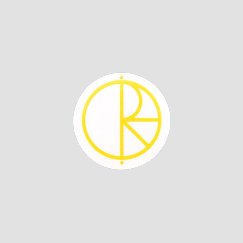 Polar Stroke Logo Sticker Yellow