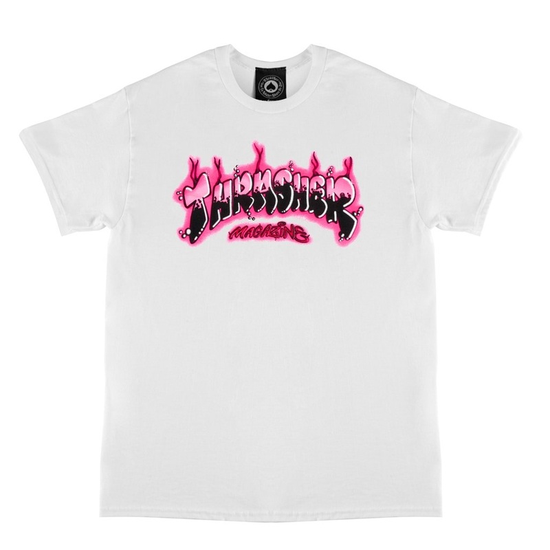Thrasher Airbrush T-Shirt – White S
