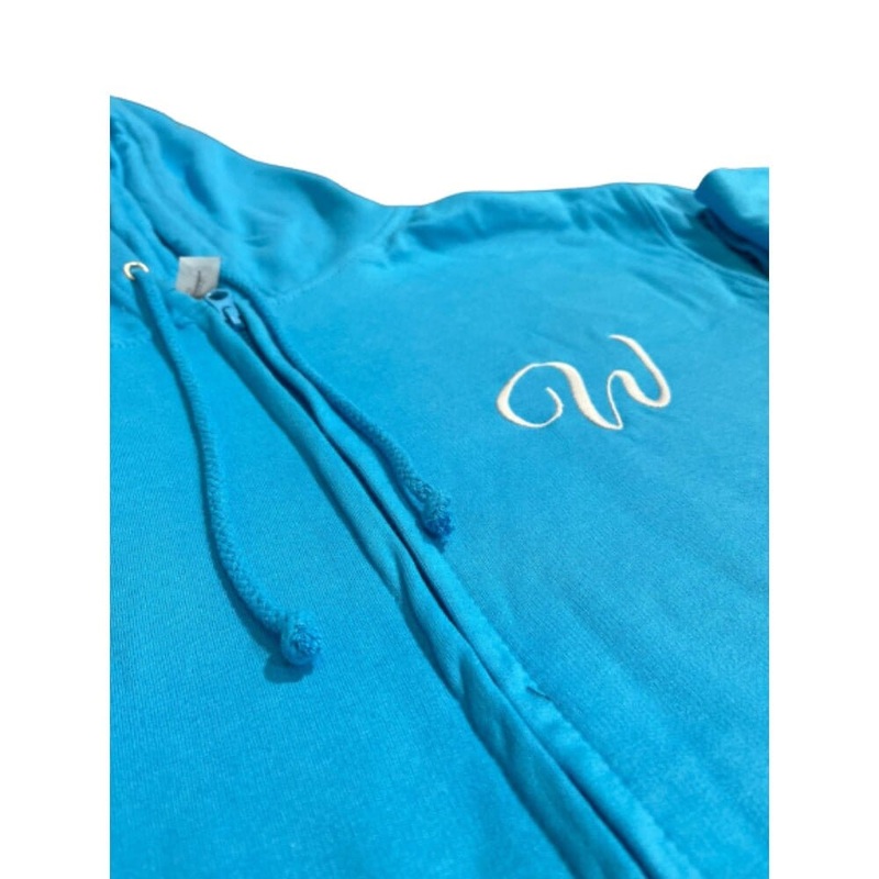 Willies X BrandIT Clothing Old School Hoodies 07-Aug Blue/White Zipped – W