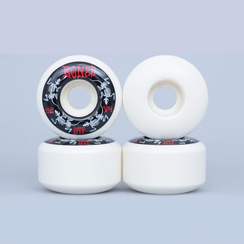 Bones 52mm Annuals STF V4 Skateboard Wheels White