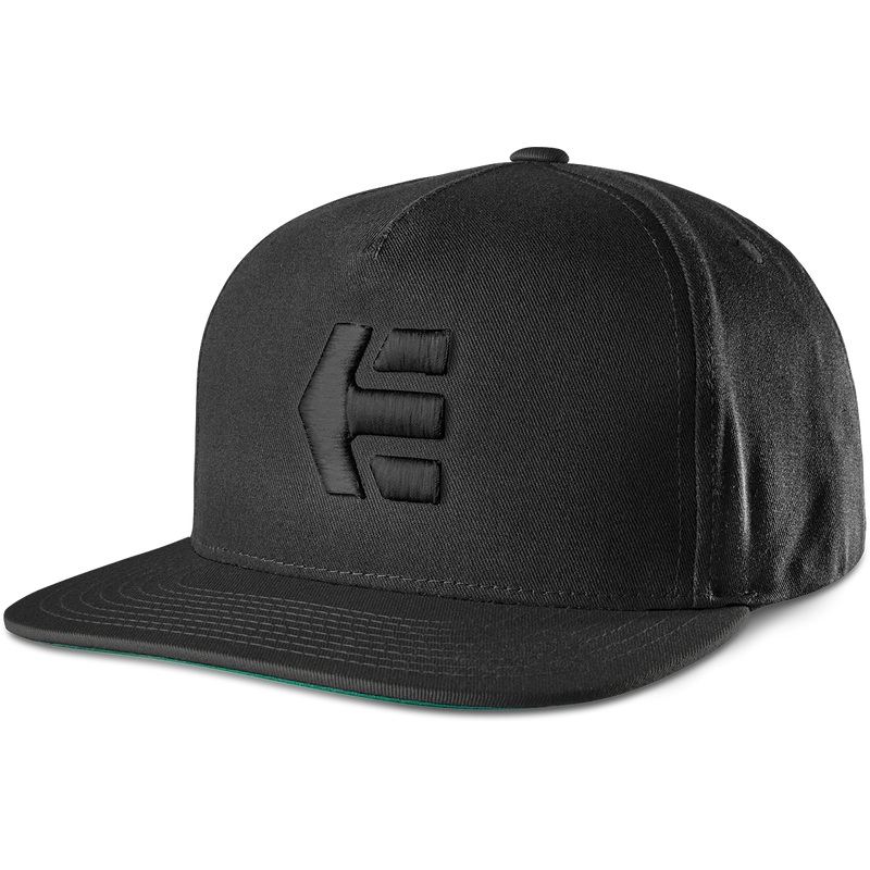 Etnies Icon Snapback Hat – Black