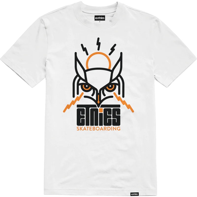Etnies x Jono Wood Owl T Shirt – White S