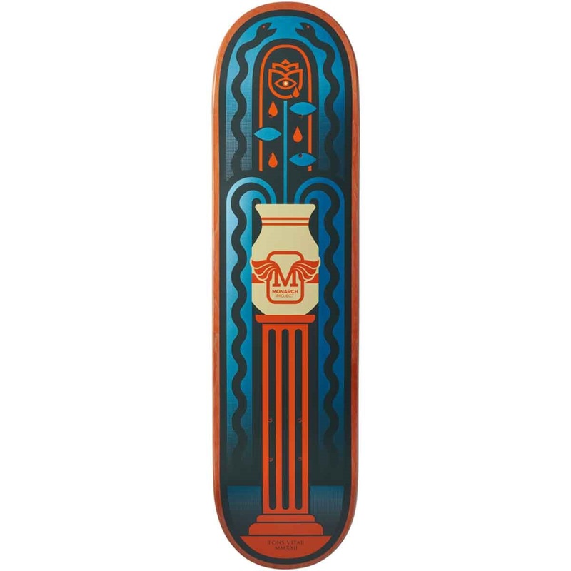 Monarch Fountain Logo R7 Deck – 8.0″