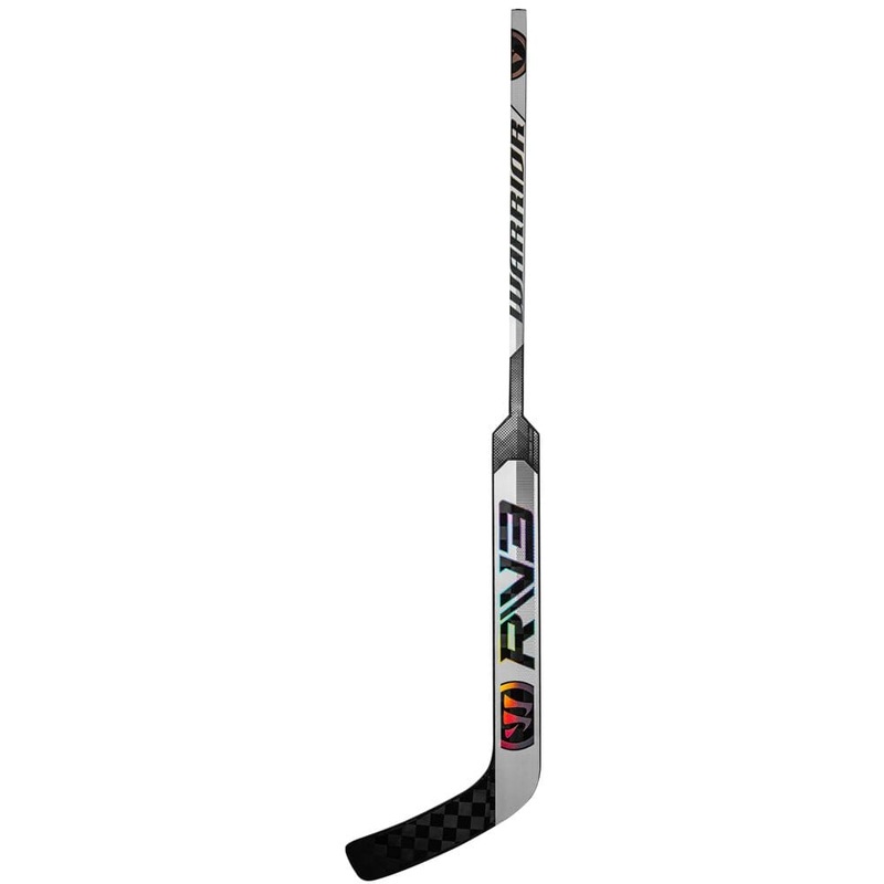 Warrior Ritual V3 Pro+ Goalie Stick Senior – 25″ Left – Mid (W32) White/Black