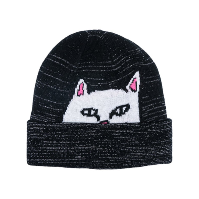 RIPNDIP Peeking Nermal Reflective Beanie – Black