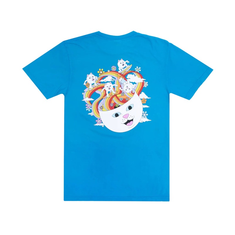 RIPNDIP Skating Rainbow T Shirt – Process Blue S