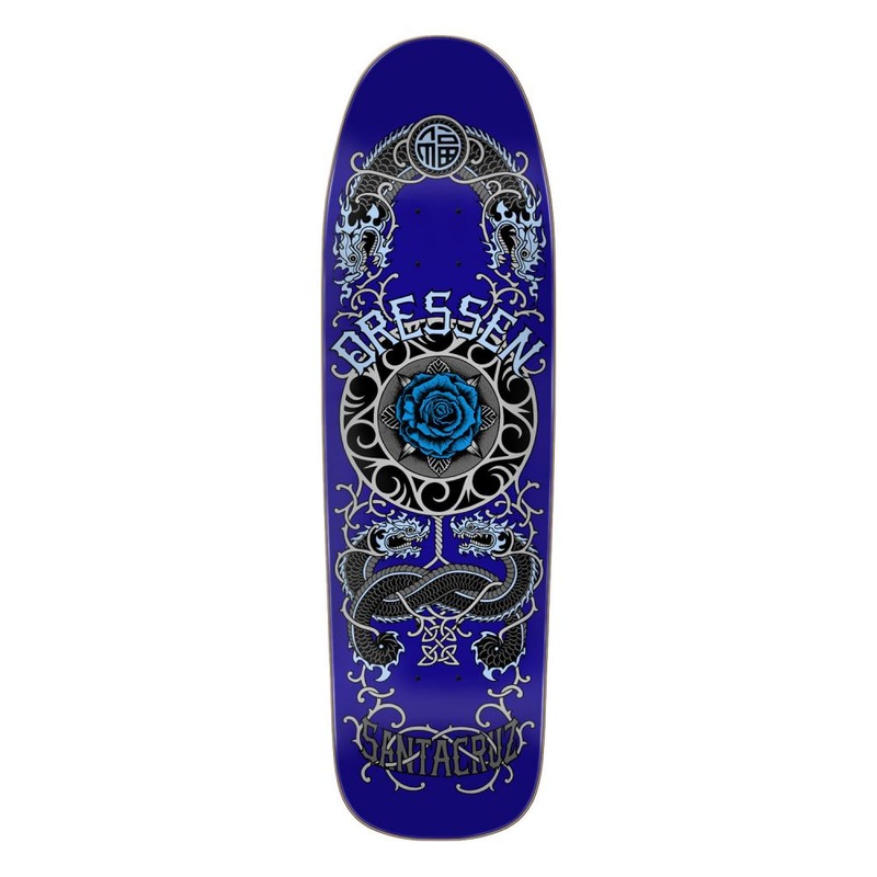 Santa Cruz Dressen Pro Rose Crew One Shaped Deck – 9.31″