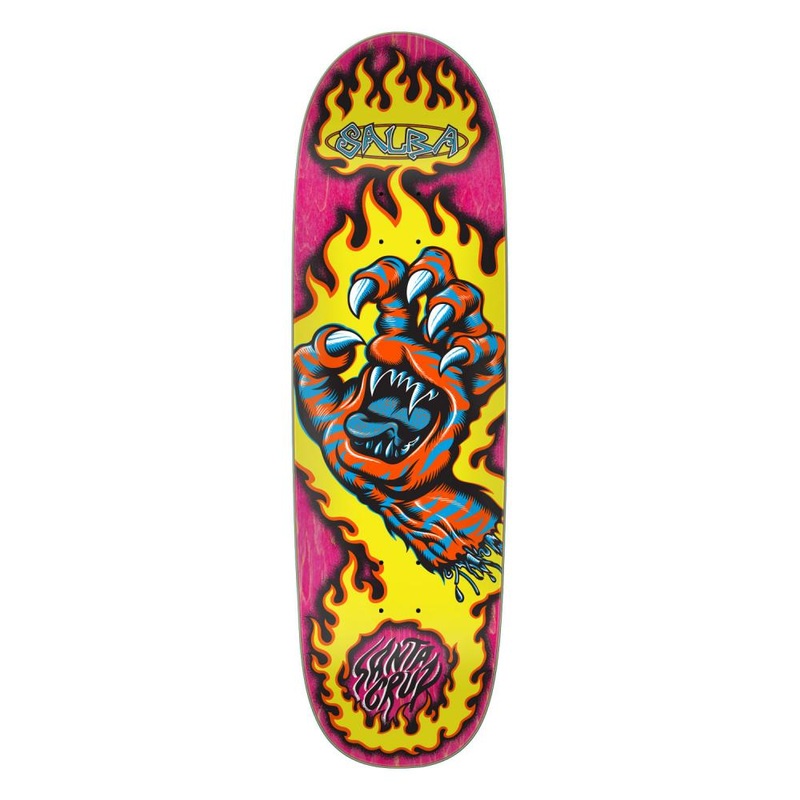 Santa Cruz Salba Tiger Pro Hand Shaped Deck – 9.25″
