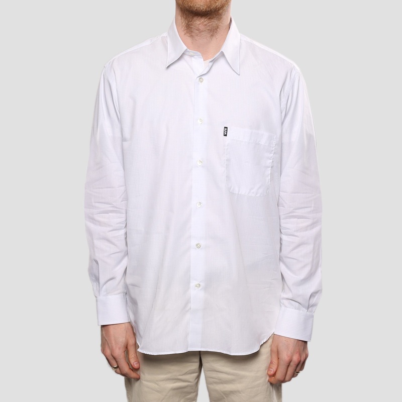 Slam City Skates Lightweight Shirt White / Blue Check Small