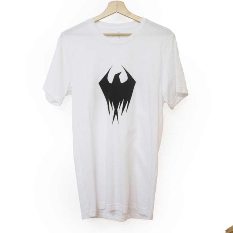 Bird shirt white/black S