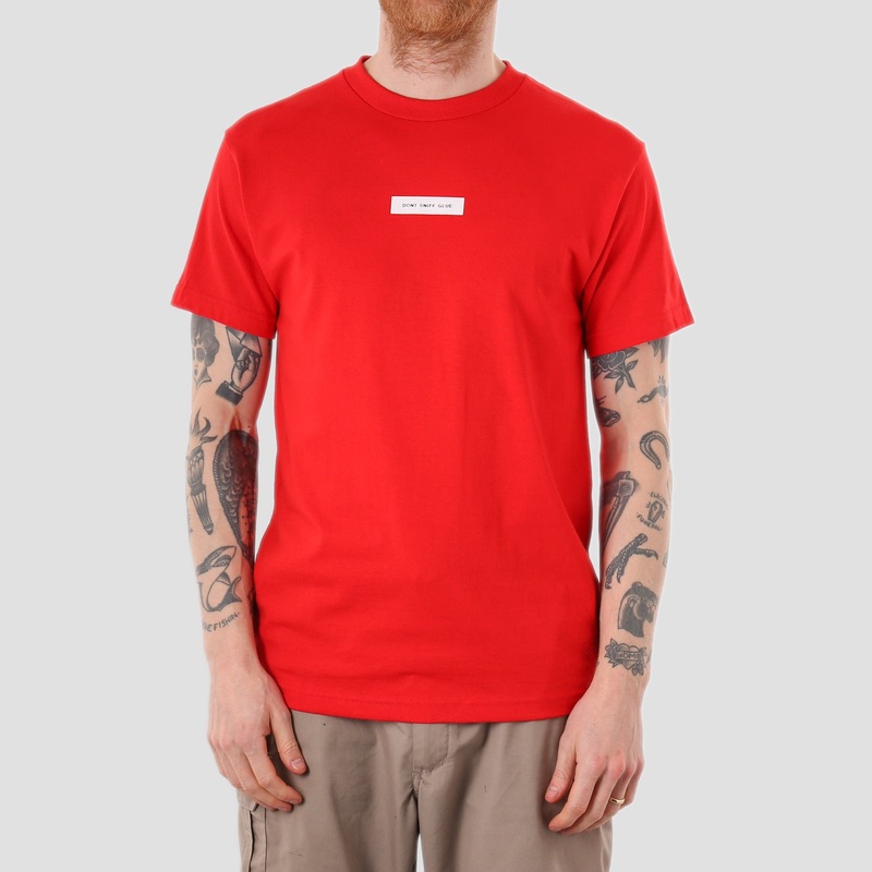 Glue Dont Sniff Glue T-Shirt Red Small