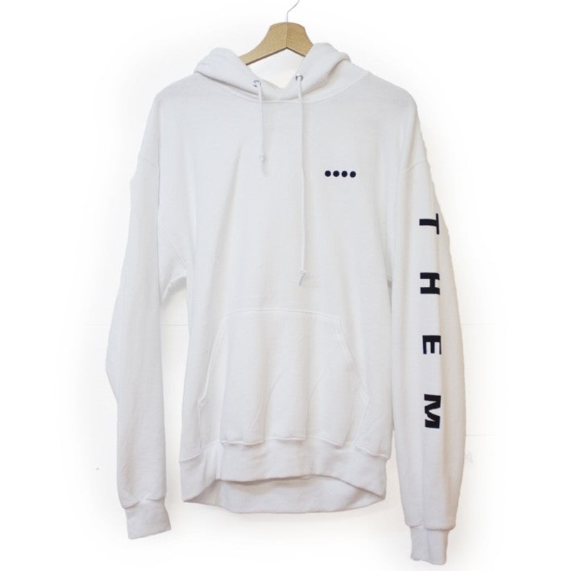 hoodie white M