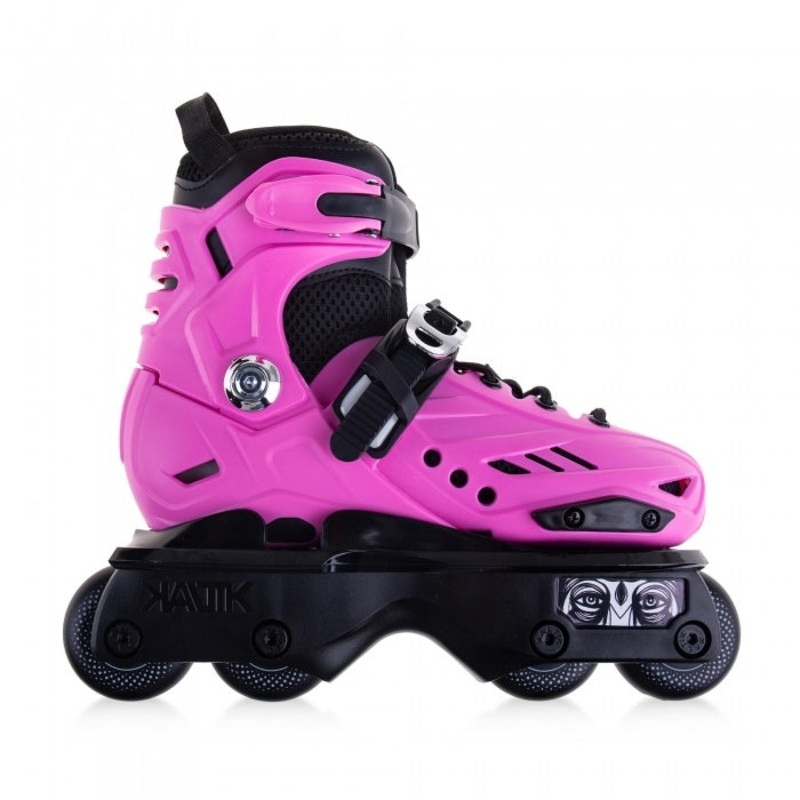 Kaltik K Adjustable Kids Aggressive Skates With Stealth Frames – Pink UK 1-3