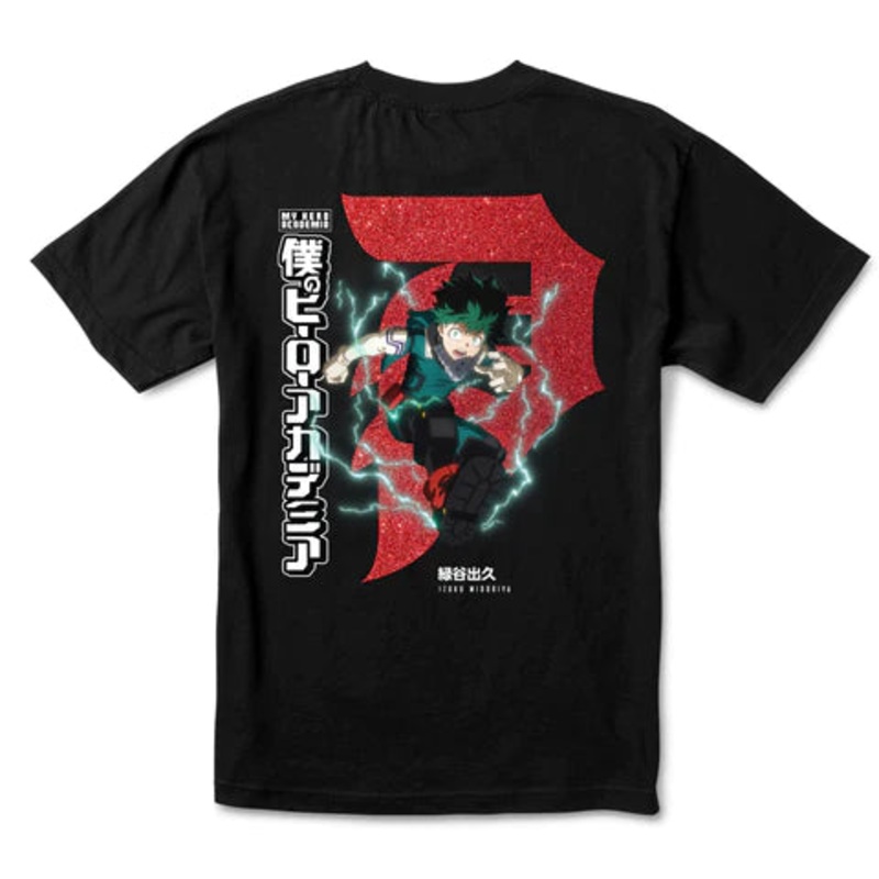 Primitive X My Hero Academia Dirty P Izuku Midoriya T Shirt – Black S