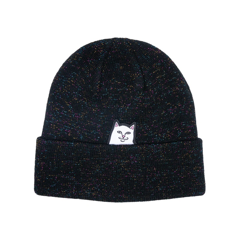 RIPNDIP Lord Nermal Reflective Patch Beanie – Multi