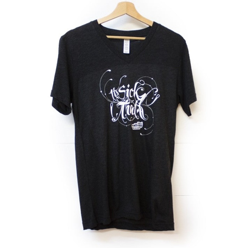 Sick Trick V-neck charcoal S