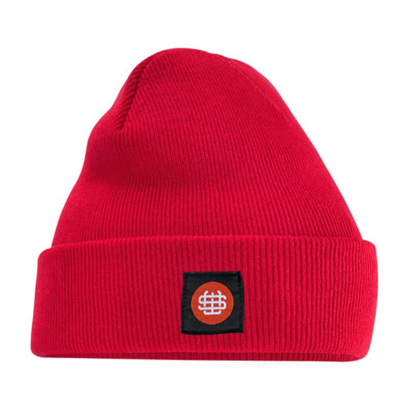 Slick’s Monogram Beanie – Classic Red