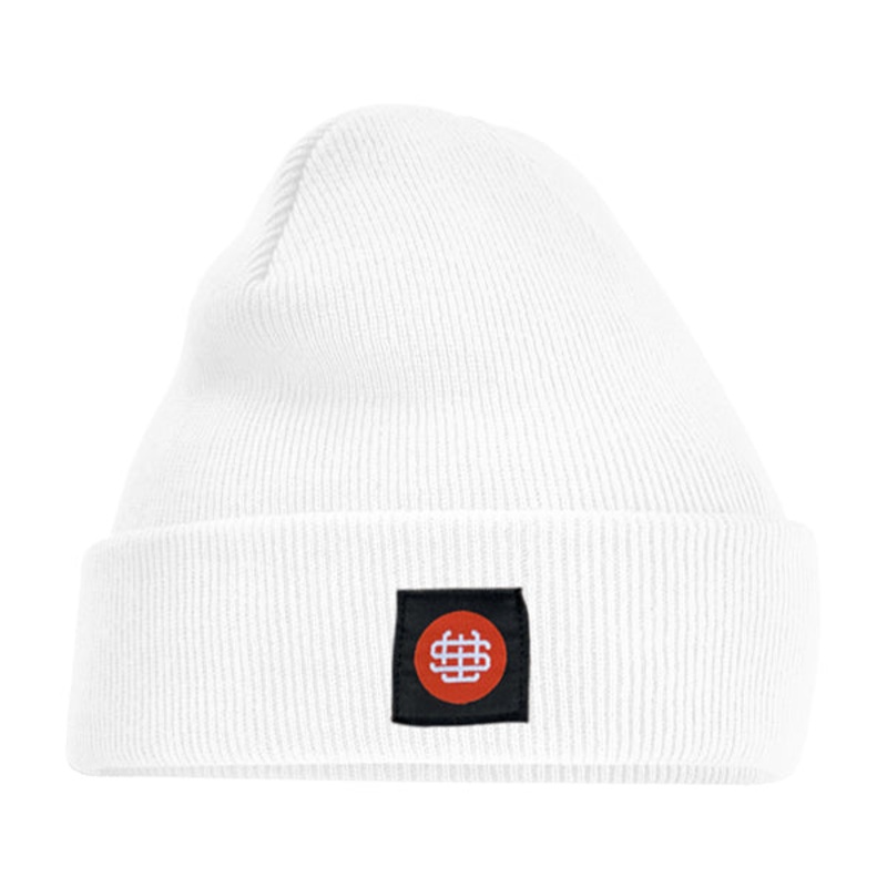 Slick’s Monogram Beanie – White