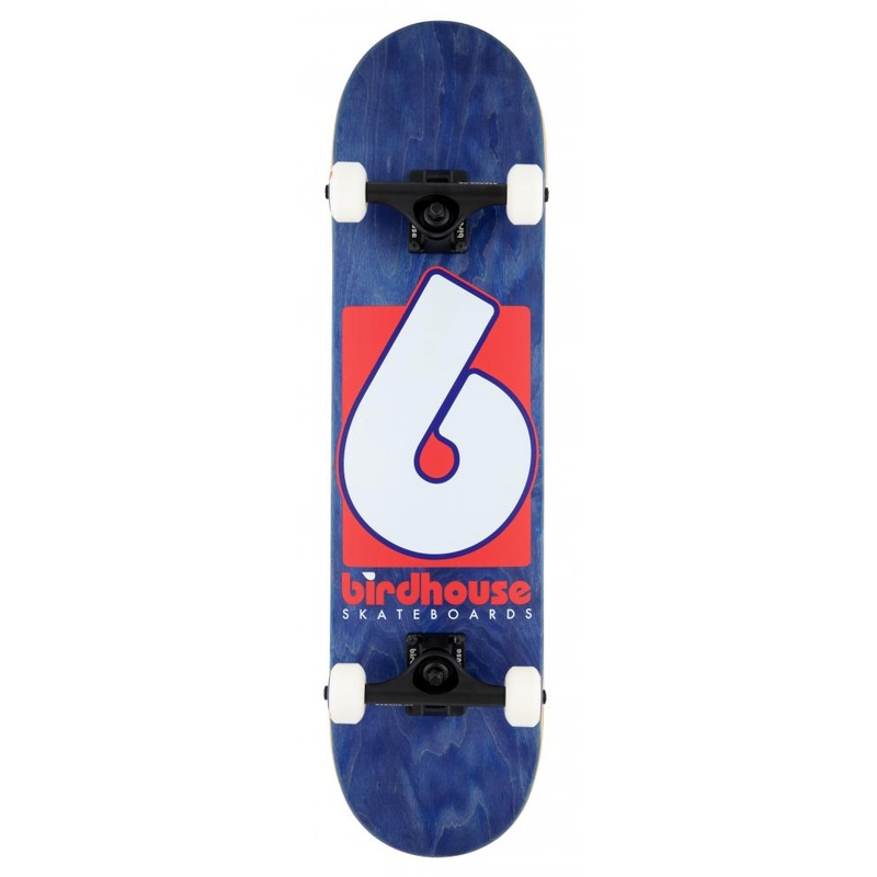 Birdhouse Stage 3 B Logo Navy/Red Skateboard – 7.75″