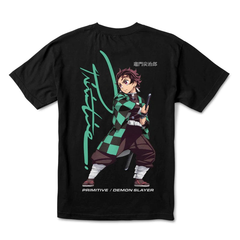 Primitive X Demon Slayer Tanjiro T Shirt – Black S