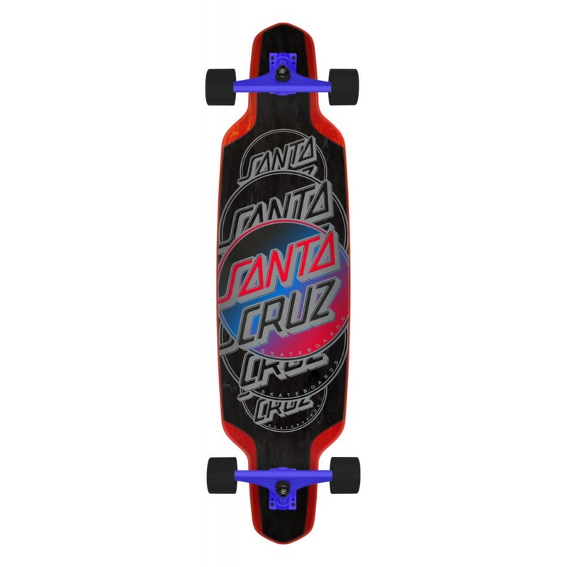 Santa Cruzer Contra Eclipse Drop Down Longboard – 37.52″