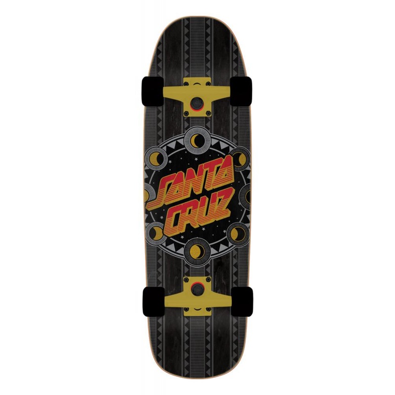 Santa Cruzer Phase Dot Street Skate Black – 32.26″