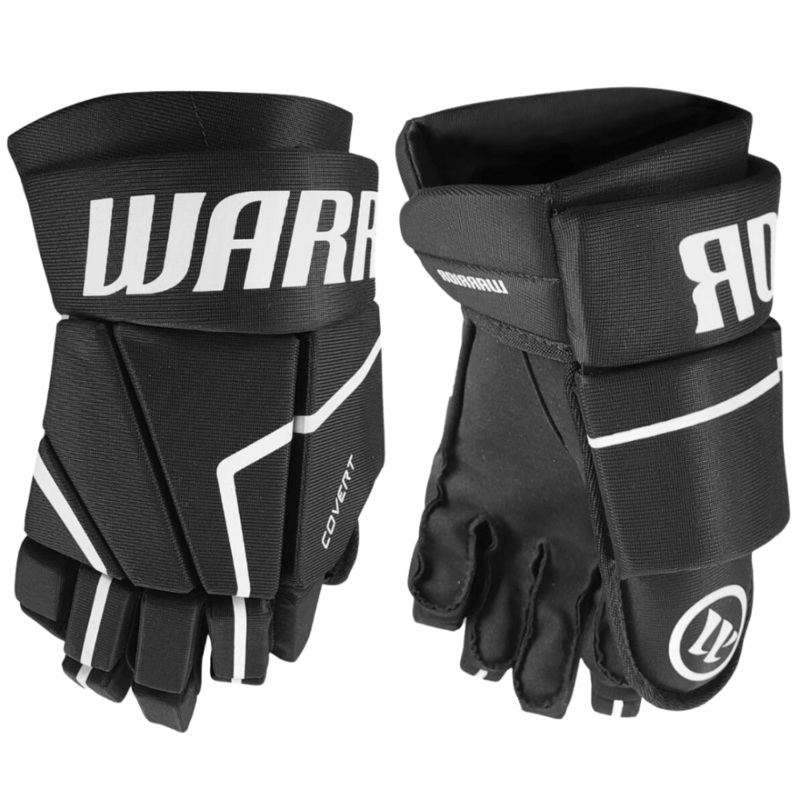 Warrior Covert Lite Hockey Gloves Youth 8″ Black