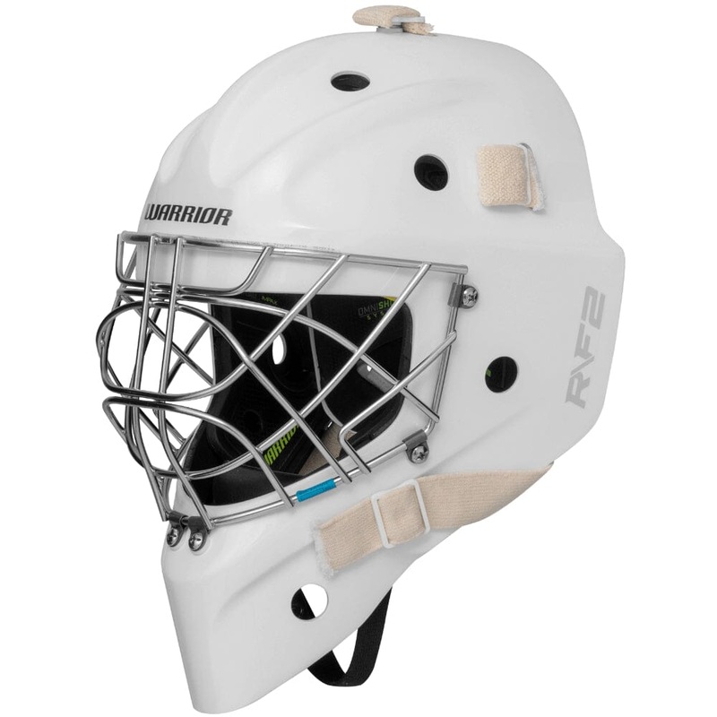 Warrior Ritual F2 Pro Goalie Mask Senior S/M White