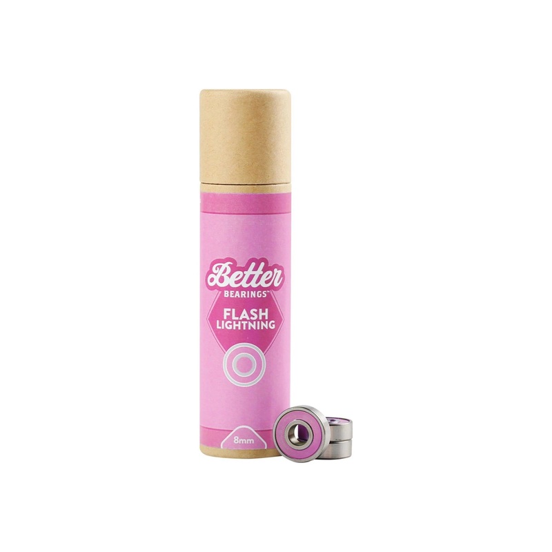 Better Bearings Flash Lightning Ceramics 8mm – Pink Set of 16
