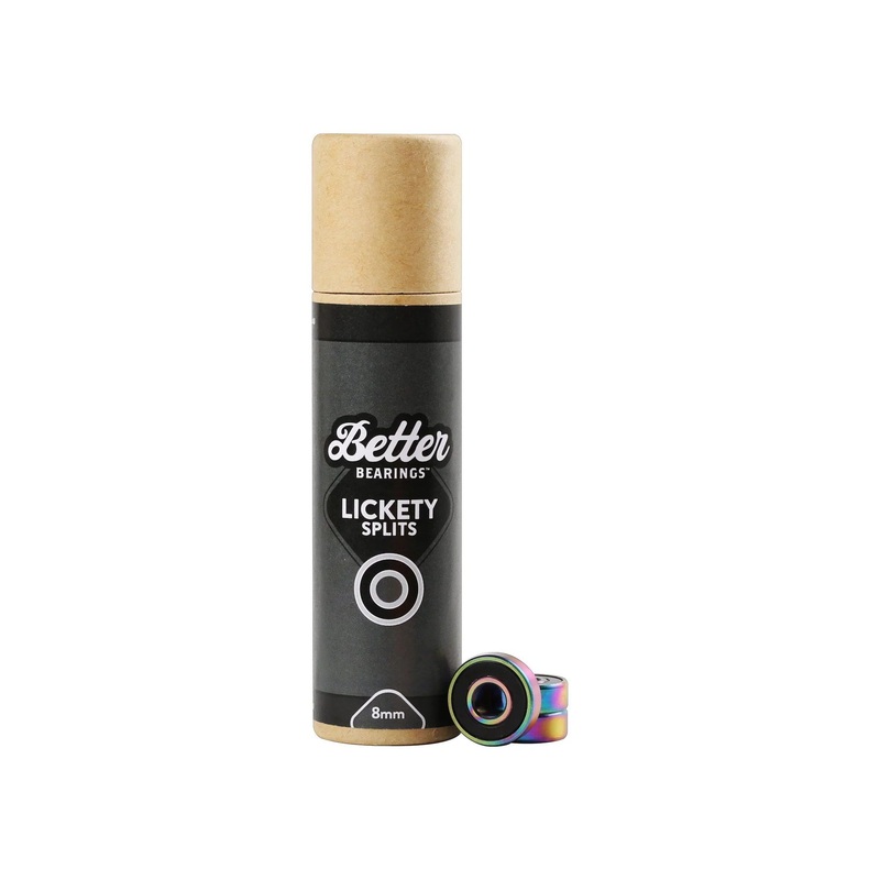 Better Bearings Lickety Splits 8mm – Black Set of 16