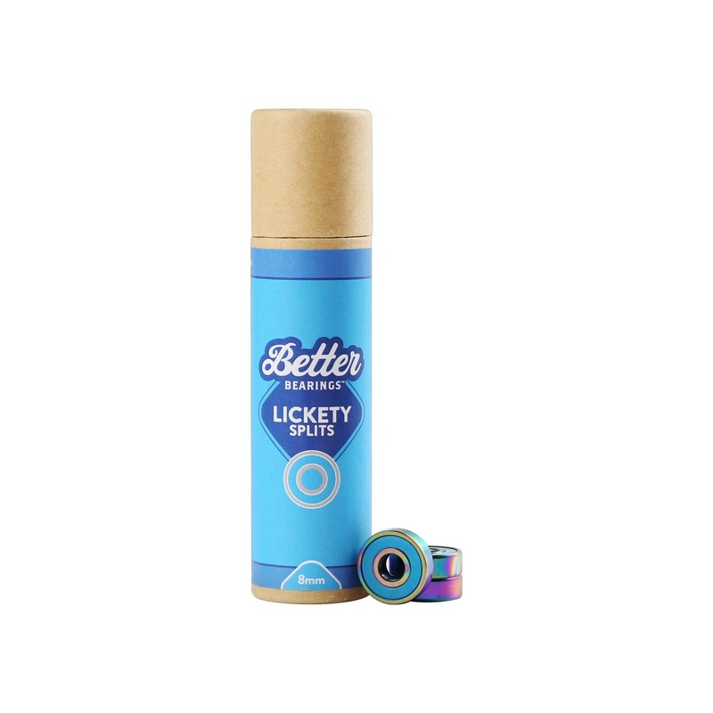 Better Bearings Lickety Splits 8mm – Blue Set of 16