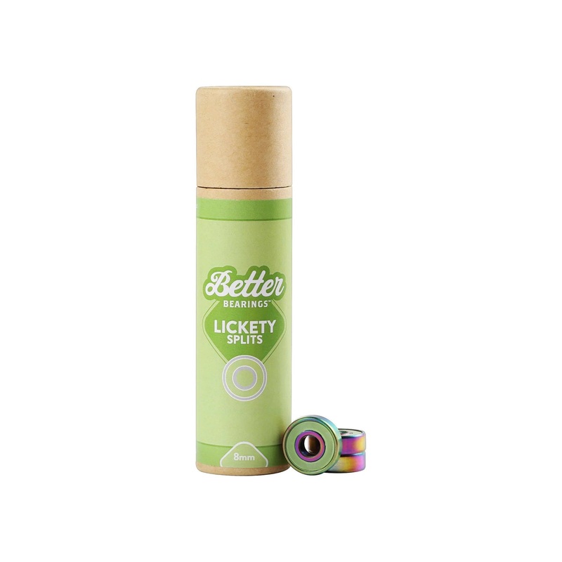 Better Bearings Lickety Splits 8mm – Green Set of 16