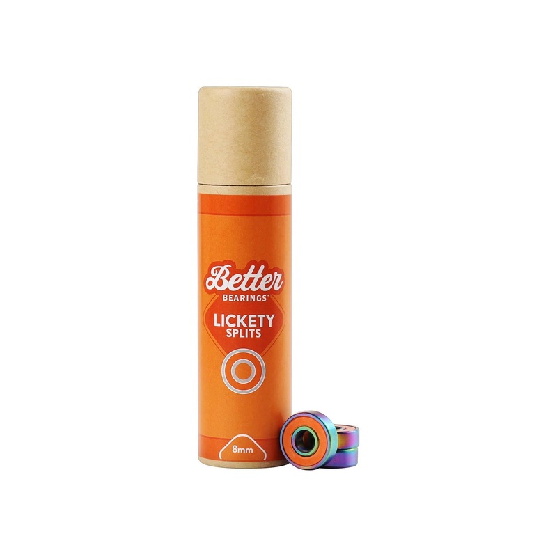 Better Bearings Lickety Splits 8mm – Orange Set of 16