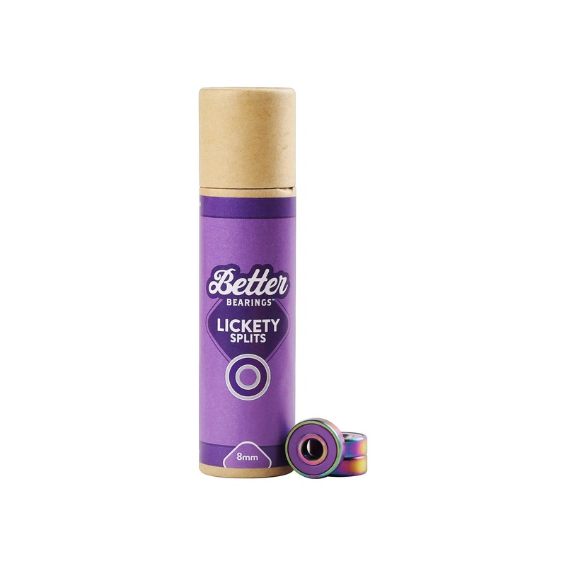 Better Bearings Lickety Splits 8mm – Purple Set of 16