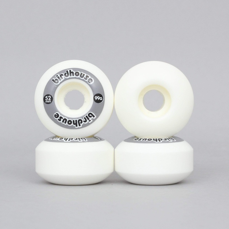 Birdhouse 52mm 99A Logo Wheels White / Grey