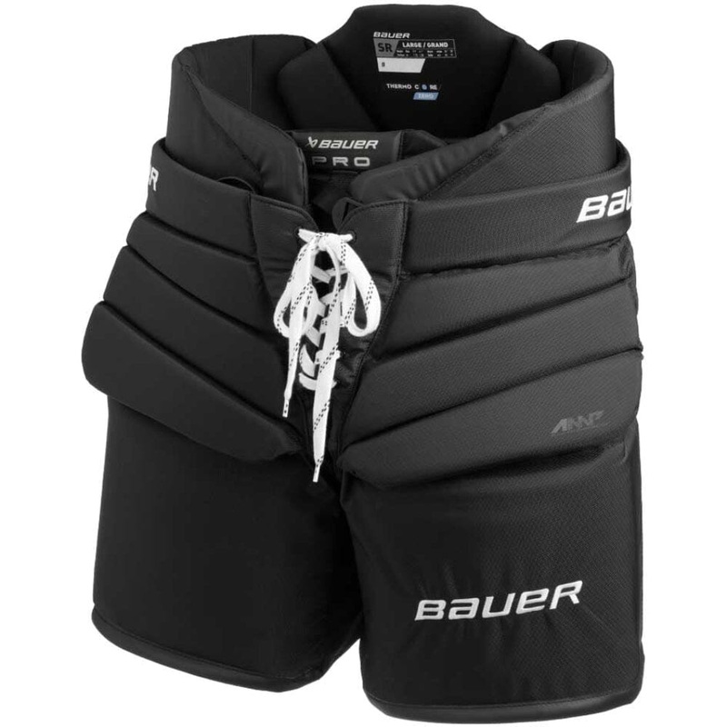Bauer S23 Pro Goalie Shorts Senior S Black