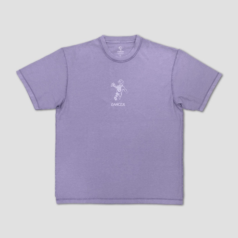 Dancer OG Logo Inside Out T-Shirt Lavender Small