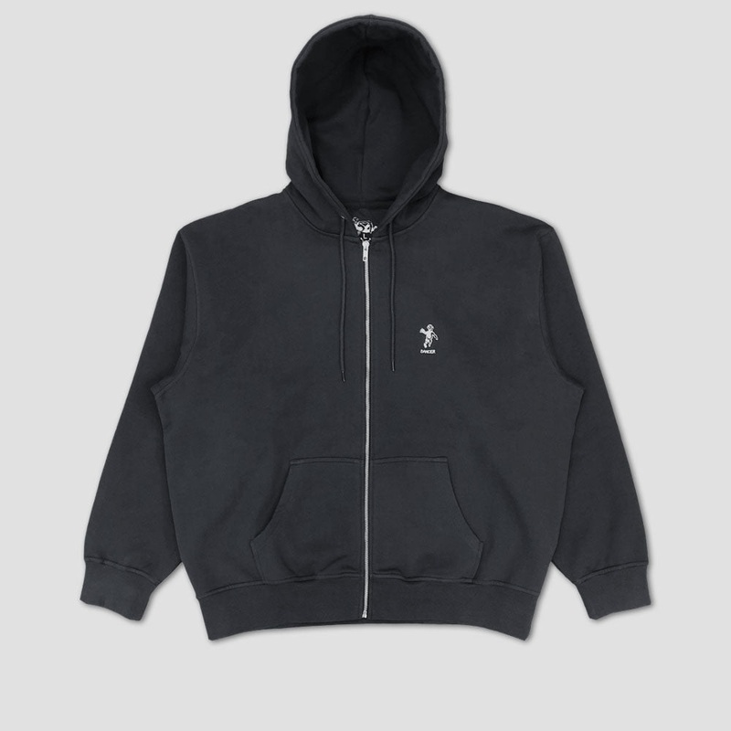 Dancer OG Logo Zip Hoodie Black Small