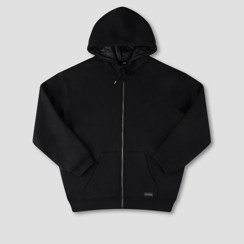 Former Global Mind Lined Zip Hood Black Small