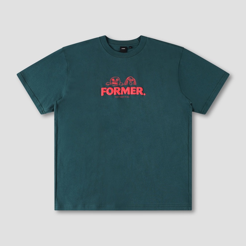 Former Want It All T-Shirt Petrol Small