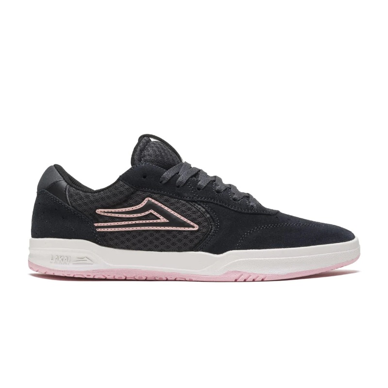 Lakai Atlantic Skate Shoes – Charcoal/Pink UK 8