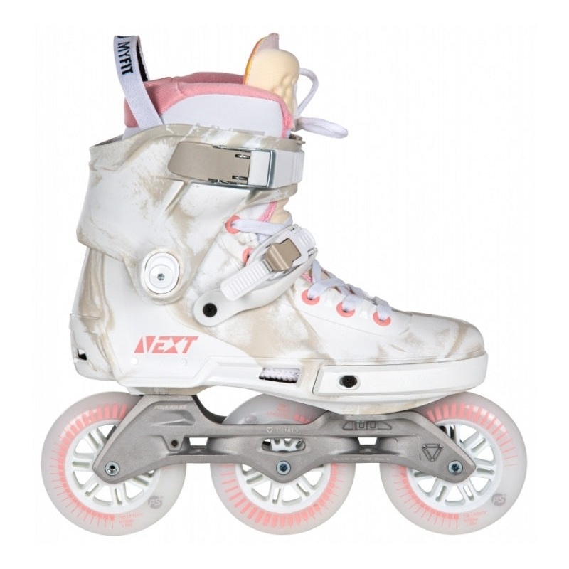 Powerslide Next Marble Pink 100 Skates UK 4-4.5