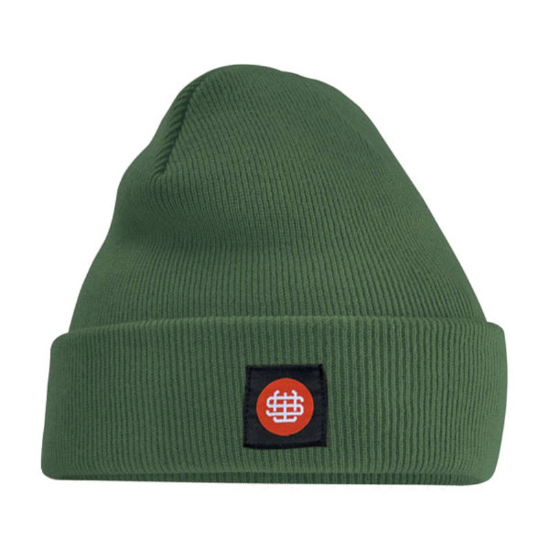 Slick’s Monogram Beanie – Moss Green