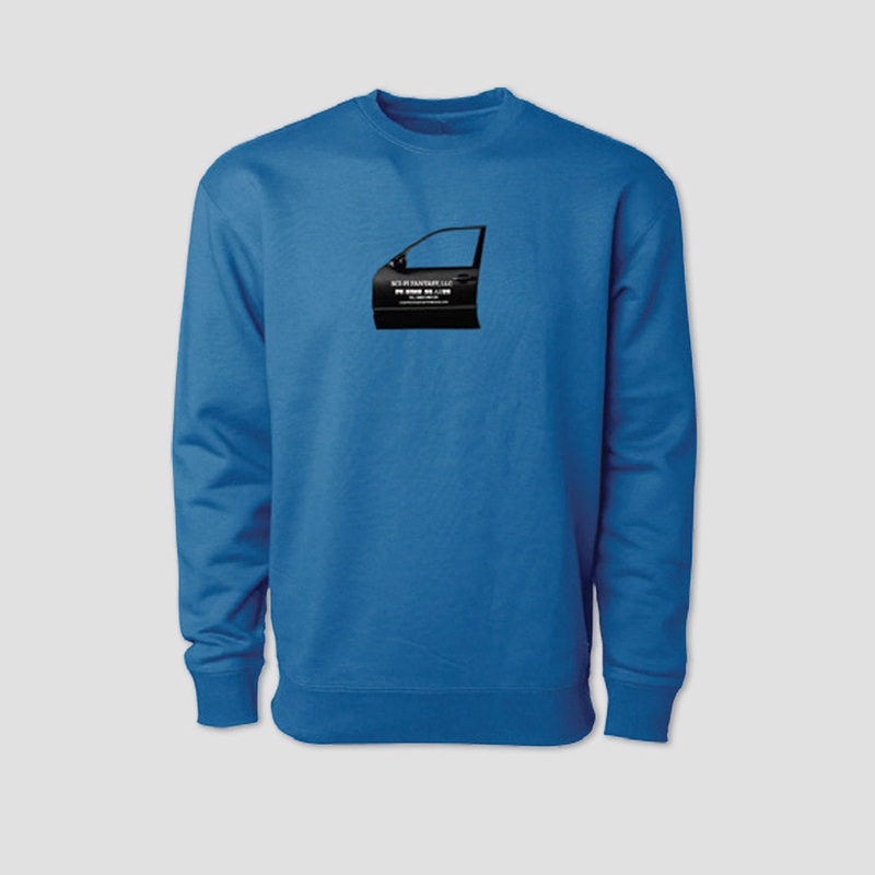 Sci-Fi Fantasy Car Door Crewneck Royal Small