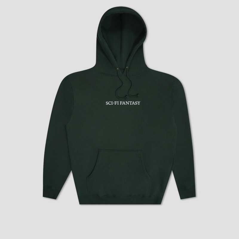 Sci-Fi Fantasy Logo Hooded Fleece Alpine Small